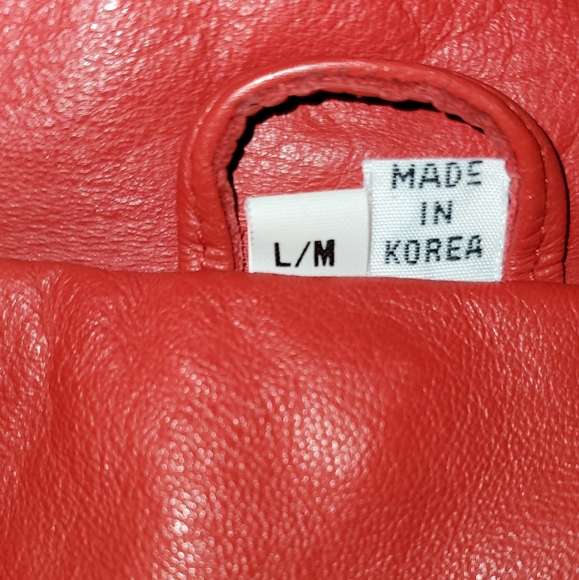 Toffs vintage brick red leather jacket size large - Picture 4 of 8